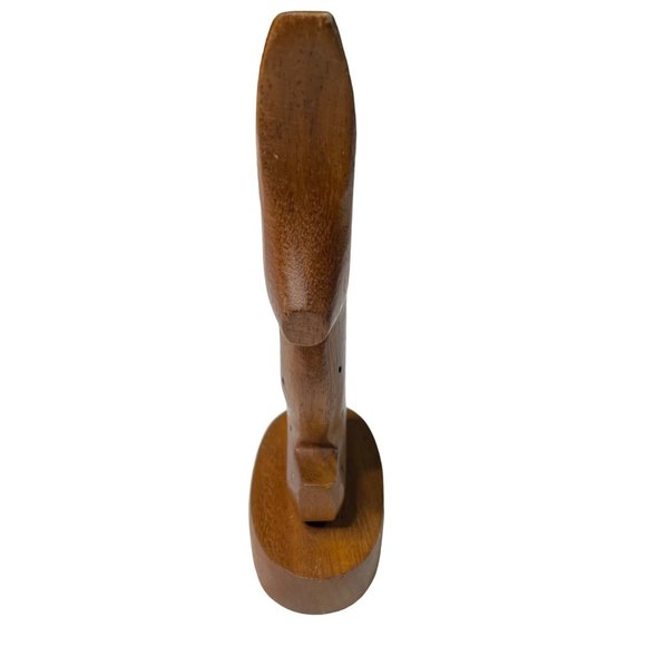 Wood Seahorse Toothpick Holder MCM Mid Century Modern Beach Coastal Decor u - Picture 8 of 8